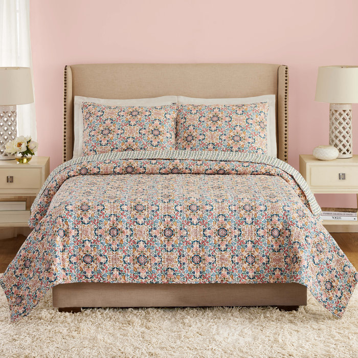 Vera Bradley Enchanted Mandala Reversible Quilt Set & Reviews Wayfair